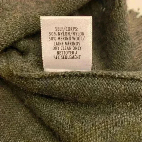 Bailey 44 Cinderella Merino Wool Blend Olive Green Sweater. Size S - Picture 6 of 10